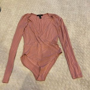 Forever 21 long sleeve bodysuit